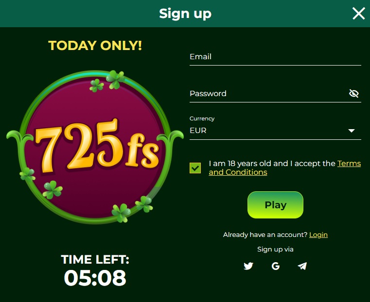 Slots Muse Casino Registration Process